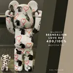 【DOU PARTNER】BE@RBRICK BRANDALISM LOVE RAT 400/100% 庫伯力克熊 未拆