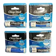 4 Pack Chapstick Moisturizer Lip Balm, Original, SPF 15, 0.15 oz