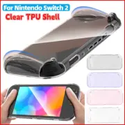 Clear TPU Protective Case for Nintendo Switch 2 – Shockproof Transparent