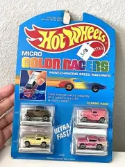 1988 Vintage Hot Wheels Micro Color Racers rare color variants! Classic Pack