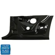 1967 - 1969 F Body Inner Rear Quarter Patch Panel Lower Half Coupe RH