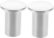 PRETYZOOM 2 PCS Aluminum Drift Lever Knob Cover Button Style for Car Modification Easy to Replace Meticulously Polished Elevates Interior Aesthetics for Other Models