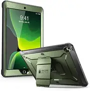 SUPCASE Unicorn Beetle Pro Series Case for iPad 10.2 (2021/2020/2019), with Built-in Screen Protector Protective Case for iPad 9th Generation/8th Generation/7th Generation (Green)