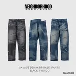 【SALUTE】NEIGHBORHOOD 金鋼狼SAVAGE DENIM DP BASIC PANTS 牛王 牛仔褲