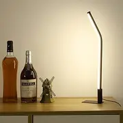 GEPROSMA Metal Beside Lamp Touch Control, Led Table Lamp,Small Desk Lamp Magnetic Base 44CM,Modern Minimalist Design,Slim Light for Bedroom Nightstand Living Room Table Cornor,3 Modes,Dimmable