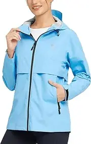 BALEAF Women's Waterproof Jackets Jacket Lightweight Rain Windproof Hiking Cycling Running Gym
