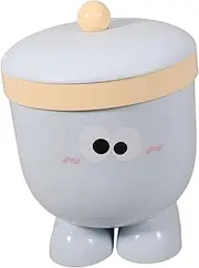 GETAJGHSD Kawaii Trash Can Desk Garbage Bin Portable Waste Basket Small Garbage Container for Office and Home