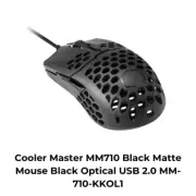 Cooler Master MM710 Black Matte Mouse Black Optical USB 2.0 MM-710-KKOL1