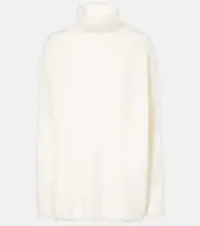 [Lisa Yang] Lisa Yang Teresa cashmere turtleneck sweater S-M white