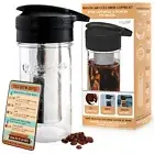 Masontops Cold Brew Makers Kit - Cold Brew Coffee Maker - Black