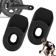 Crank Boots - Set of 2 Silicone Crank Protective Case | Shock-Absorbing, Heavy-Duty, Lightweight Cycling Accessories for Road Bike Maintenance