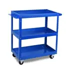 3-Tier Tool Cart Trolley Toolbox Workshop Garage Storage 150KG Organizer 360°