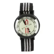 Wrist Compass, Portable Outdoor Waterproof Pressure Resistant Compass Adjustable Dial Compass Watch Glow Compass for Camping Diving Hiking