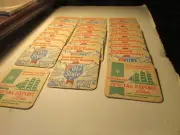 OLD STYLE SPECIAL EXPORT Red & Blue Beer COASTER's- 21 total -new