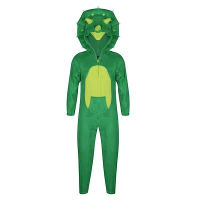 Kids Unisex Dinosaur Face A2Z Onesie One Piece All in Triceratops One Jumpsuit