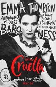 BB0958 Cruella Film By Craig Gillespie 2021 Costar Movie Poster 11x17
