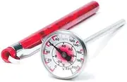 Meat Thermometer Stainless Steel Probe Cooking Thermometer Instant Read Food Thermometer for Deep Fry BBQ Kitchen Grill Milk