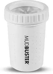 Dexas MudBuster Portable Dog Paw Cleaner, Medium, Bright White Special Edition, Premium Pet Supplies and Accessories