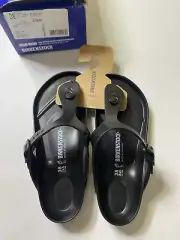 Birkenstock Essentials Gizeh EVA Black Anthracite Women’s Size 38 US 7 NWB
