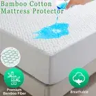 BAMBOO 100% WATERPROOF MATRESS PROTECTOR BREATHABLE FITTED BED COVER XMAS GIFTS