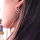 【ART64】耳環 世界視野-方型 925純銀耳環