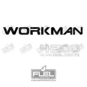 Toro Workman 4200 4 Wheel Drive Premium Vinyl Decals