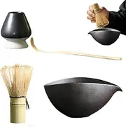Matcha Making Kit - China Beginners Matcha Whisk Set - Traditional Matcha Set with Whisk, Bowl, Portable Matcha Accessory for Matcha Lovers