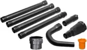 WORX WA4094 GUTTERPRO Universal Gutter Cleaning Kit, 11’ Reach, Black and Orange