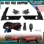 A Pair Black Fog Lights LED Lamp w/Bezel Switch Wires For 2023-2024 Honda CR-V (for: Honda)