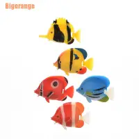 在飛比找蝦皮購物優惠-Bigorange$$$ 1 件水族箱塑料人造游泳假魚裝飾裝