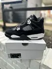 Size 7Y - Nike Air Jordan 4 Retro White Thunder GS 2024 with Receipt FQ8213-001