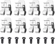 8PCS Belt Clip for Ryobi, Belt Hook with Screw for Ryobi and Ridgid 18 Volt Tools 633586002, 304 Stainless Steel Tool Belt Clip,Replacement Drill Belt Clip Hook for Ryobi Makita Dewalt