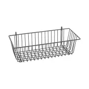 Metro H210B Storage Basket for Super Erecta Wire Shelving, Black, 17.375" x 7.5