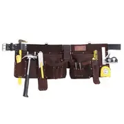 TAURUS Super Yankee Heavy Duty Leather Toolbelt Right-Hand Brown SY412R-BR