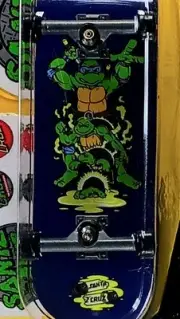 2024 TECH DECK × TMNT | SANTA CRUZ | #20147472 BLUE LEONARDO × OOZE | NIB