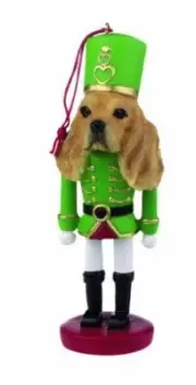 E&S Pets 35358-78 Cocker Spaniel Nutcracker Soldier Dogs Ornament