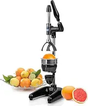 Pro MJP-100 Manual Juice Cold Press Juicer for Citrus, One Size, Black