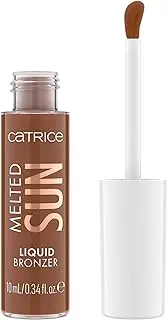 Catrice Melted Sun Liquid Bronzer, No. 035, Brown, Long-Lasting, Defining, Highly Pigmented, Natural, Matt, Vegan, Oil-Free, Perfume Free, Alcohol-Free, Pack of 10 ml