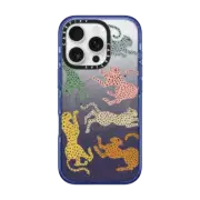 iPhone 16 Pro Impact Case MagSafe Compatible Rainbow Cheetah