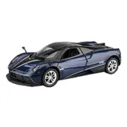 Catzon 1:36 Huayra Alloy Car Model with Pull-Back Functionality and Sound Light Effects-Blue