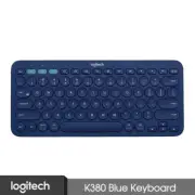 Logitech K380 Multi-Devices Bluetooth Keyboard Blue For iOS Android Laptop