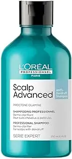 L'Oréal Professionnel Scalp Advanced | Anti-Dandruff Dermo-Clarifier Shampoo | For Dry and Oily Scalps | Serie Expert | 300ml