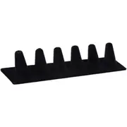 Resin Flocking Ring Holder Display Stand Jewelry Finger Rings Organizer Stand