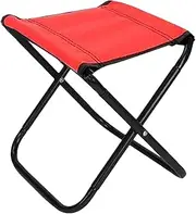 Folding Maza Full Folding Stool Pocket Folding Stool Car Stool Stool Fishing Stool Travel Casual Chair Watermelon Red S