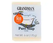 Grandmas Pure & Natural Pure Lye Bar Soap, 6 Oz