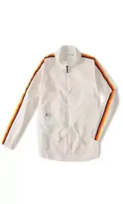 NEW Aldi Gear 2024 Ladies White All Over Print Windbreaker Jacket Sz S