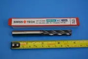 SWISS TECH 10mm Fine Roughing End Mill. 4Flute. HSS-Co 8% Weldon Shank DIN 844