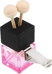 [EXAOMBLE] 4Pcs Car Perfume Bottle Stylish Aromatherapy Diffuser with Clips for Easy Essential Oil Replacement Modern Interior Decoration for Your Vehicle