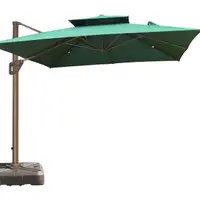 在飛比找momo購物網優惠-【Josie】方形2.5米戶外遮陽傘 庭院側立傘(羅馬傘 庭