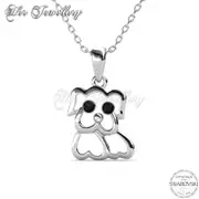 Pug Pendant (White Gold)